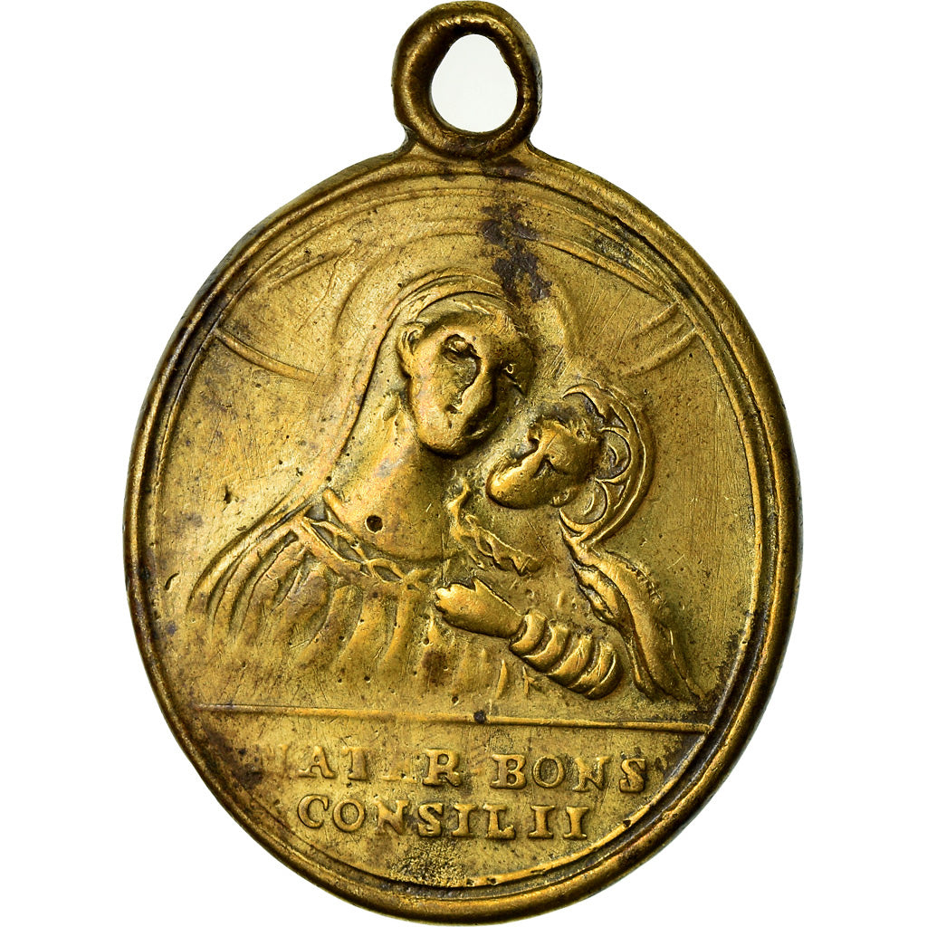 Francia, medalla, Notre Dame du Bon Conseil, Religions & beliefs, BC+, Cobre