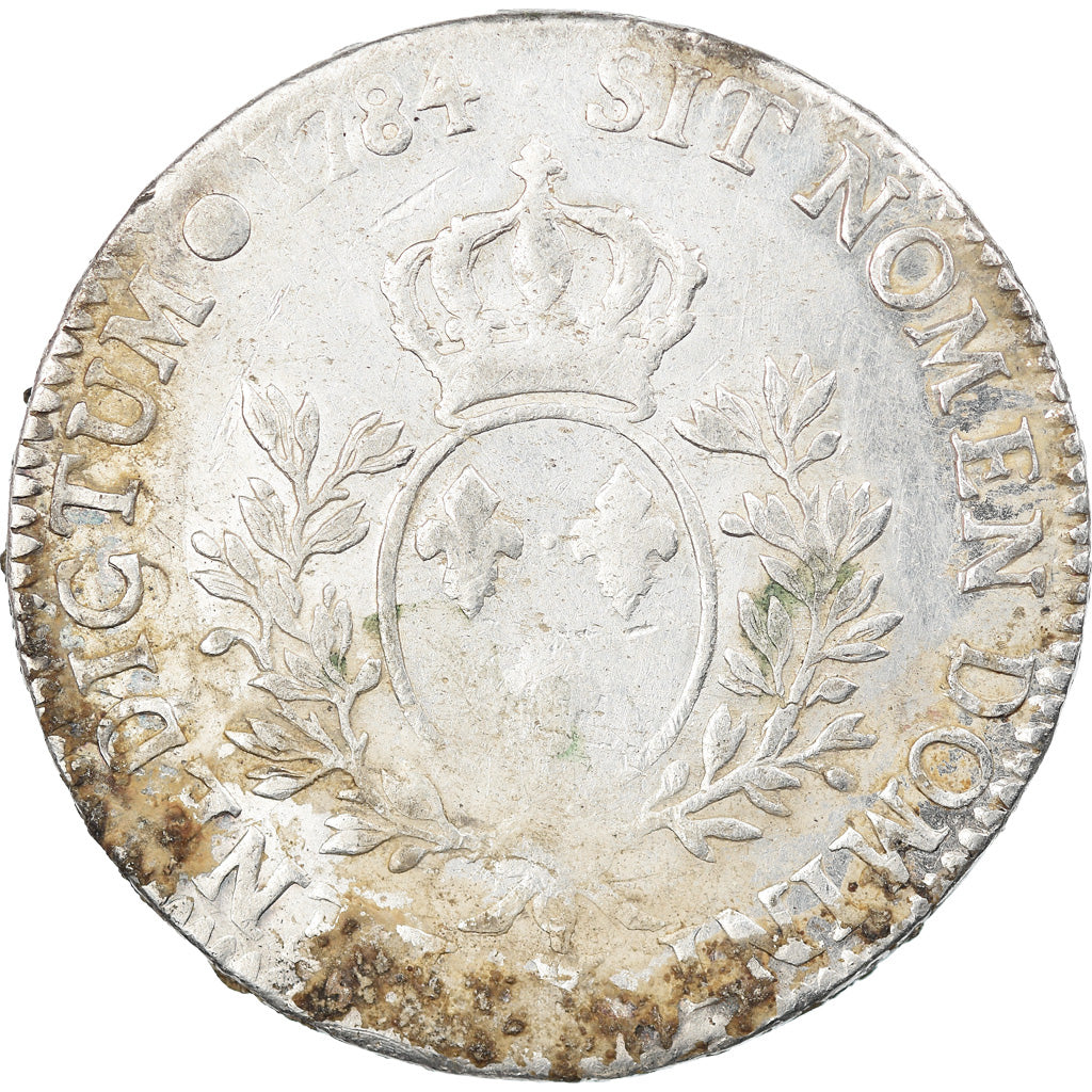 Coin, France, Louis XVI, Écu aux branches d'olivier, Ecu, 1784, Bordeaux