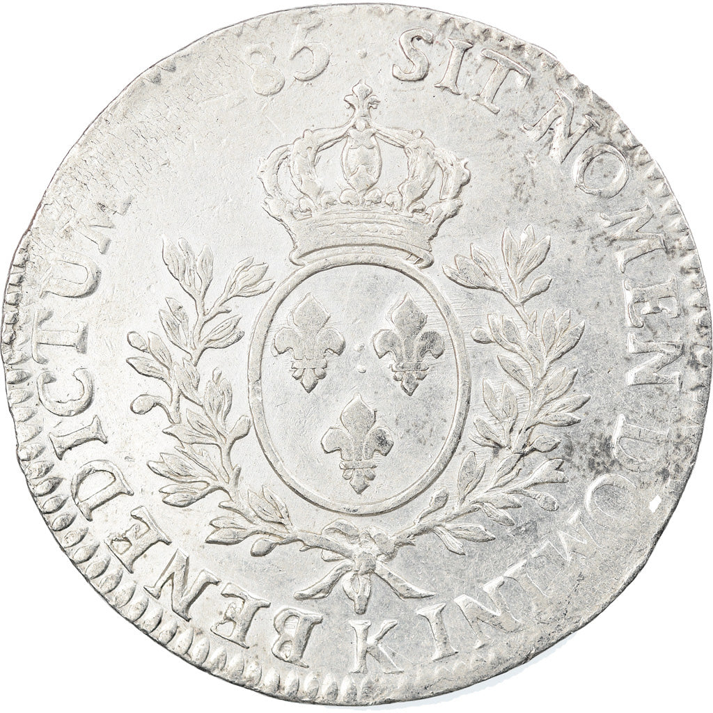 Coin, France, Louis XVI, Écu aux branches d'olivier, Ecu, 1785, Bordeaux