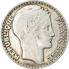 Coin, France, Turin, 20 Francs, 1933, Paris, VF(20-25), Silver, KM:879