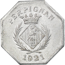 Moneta, Francia, Chambre Syndicale des Commerçants, Perpignan, 10 Centimes