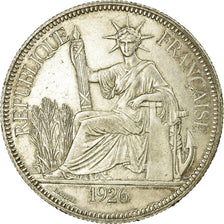 Moneda, Indochina francesa, Piastre, 1926, Paris, MBC+, Plata, Lecompte:302