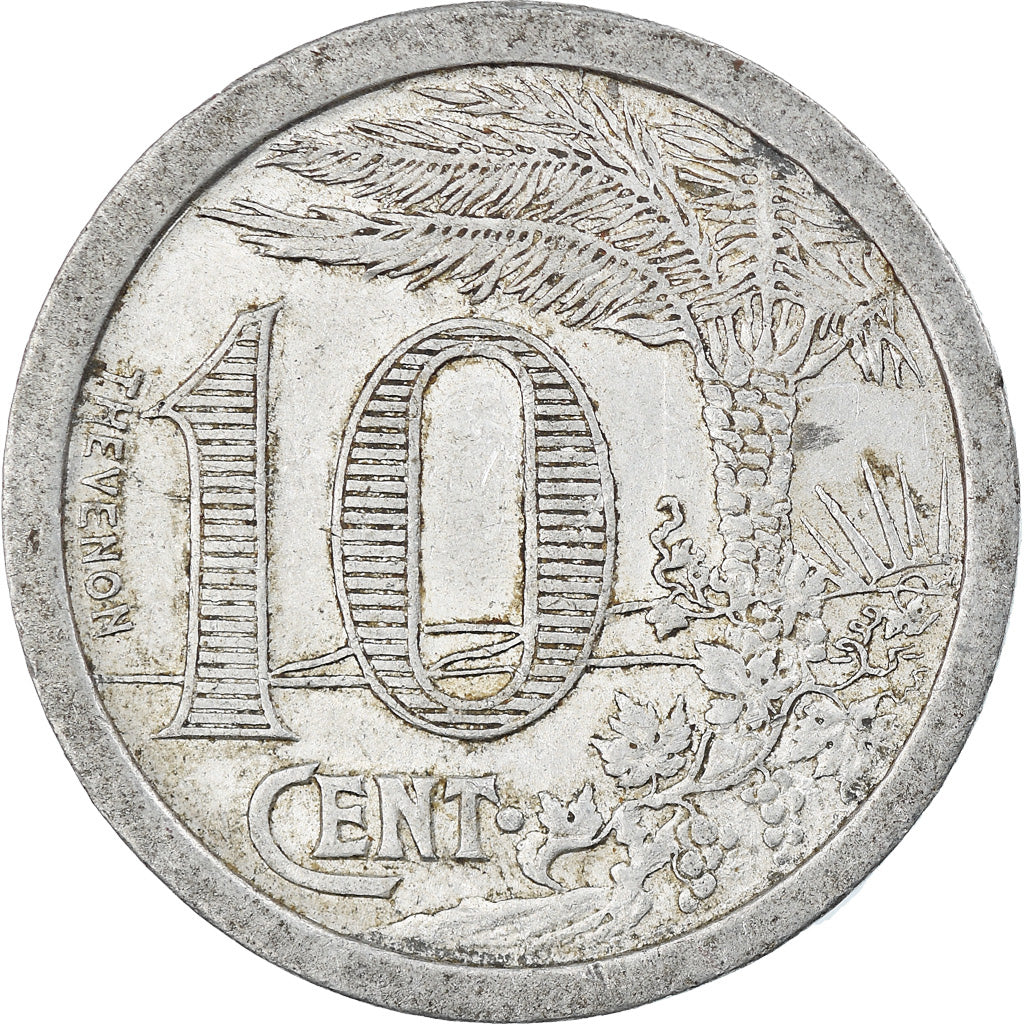 Coin, Algeria, Oran, 10 Centimes, 1921, EF(40-45), Aluminium, Elie:10.2