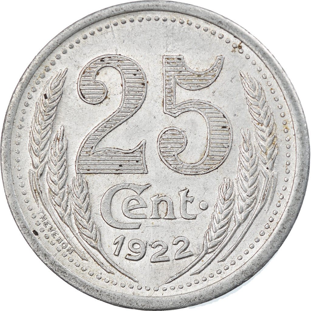 Coin, France, Eure et Loir, 25 Centimes, 1922, EF(40-45), Aluminium, Elie:10.3
