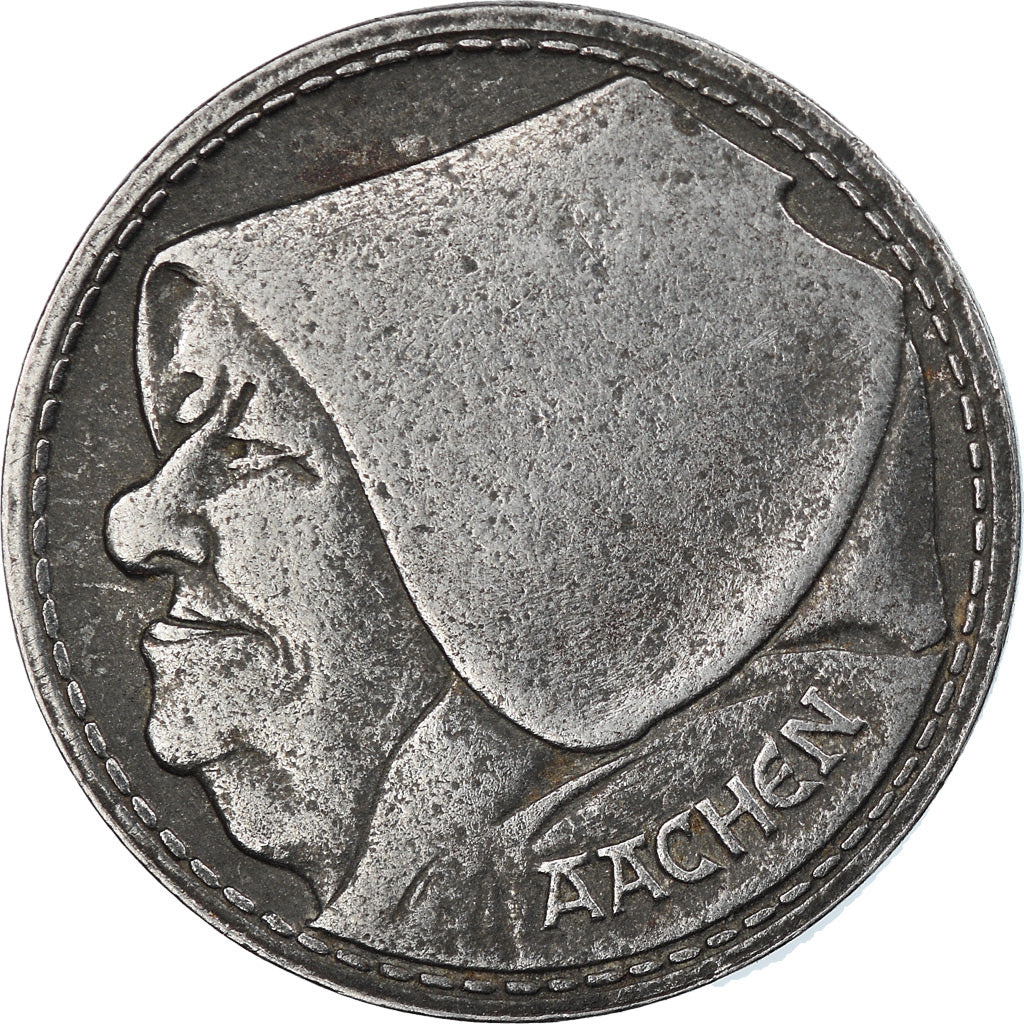 Moneta, Germania, Aachen, 1 Öcher Grosche, 1920, BB+, Ferro