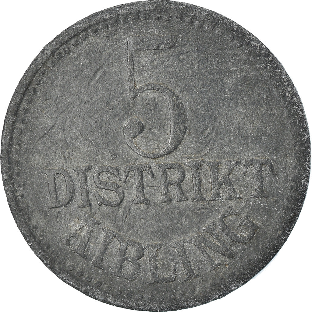 Moneta, Germania, Aibling, 5 Pfennig, BB, Zinco