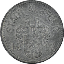 Coin, Germany, Alsfeld, 10 Pfennig, 1917, EF(40-45), Zinc
