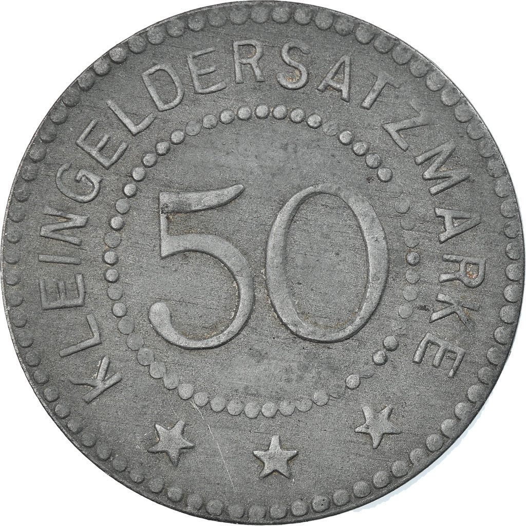 Coin, Germany, Annweiler, 50 Pfennig, 1919, EF(40-45), Zinc