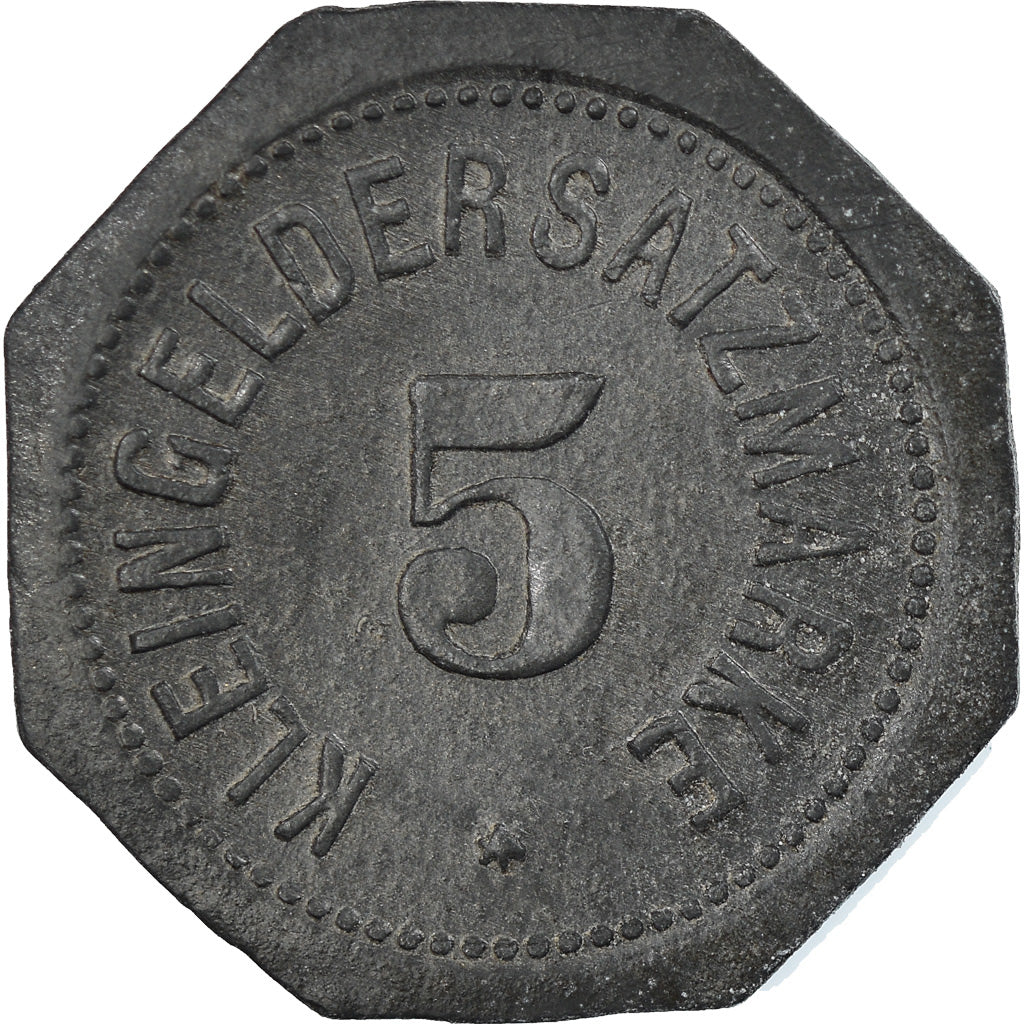Coin, Germany, Notgeld, Bamberg, 5 Pfennig, 1919, EF(40-45), Zinc