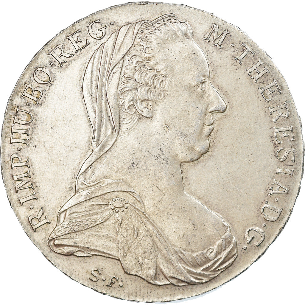 Moneta, Austria, Joseph II, Thaler, 1780, Restrike, SPL, Argento, KM:T1