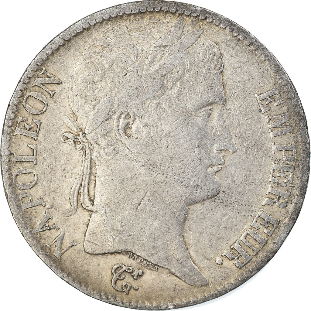 Coin, France, Napoléon I, 5 Francs, 1813, Perpignan, VF(20-25), Silver