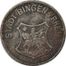 Moneta, Niemcy, Notgeld, Bingen, 10 Pfennig, 1919, EF(40-45), Żelazo