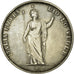 Moneda, Estados italianos, LOMBARDY-VENETIA, 5 Lire, 1848, Milan, BC+, Plata