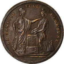 França, Token, Banco de Poupança, 50 Jeton, La Sagesse fixe la Fortune