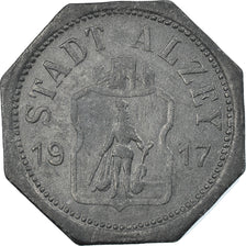 Coin, Germany, Notgeld, Alzey, 10 Pfennig, 1917, EF(40-45), Iron