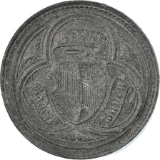 Coin, Germany, Notgeld, Baden-Baden, 10 Pfennig, 1919, EF(40-45), Iron