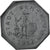 Moneta, Niemcy, Notgeld, Bensheim, 10 Pfennig, 1917, EF(40-45), Żelazo