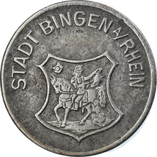 Coin, Germany, Notgeld, Bingen, 10 Pfennig, 1919, EF(40-45), Iron