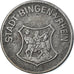 Coin, Germany, Notgeld, Bingen, 10 Pfennig, 1919, EF(40-45), Iron