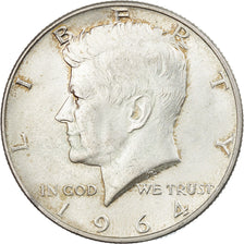 Coin, United States, Kennedy Half Dollar, Half Dollar, 1964, U.S. Mint