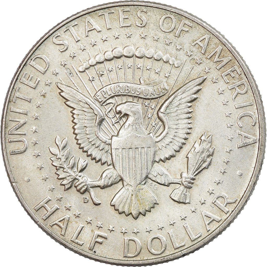 Coin, United States, Kennedy Half Dollar, Half Dollar, 1964, U.S. Mint