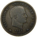ITALIAN STATES, 5 Lire, 1811, Milan, KM #10.4, VF(20-25), Silver, 24.50