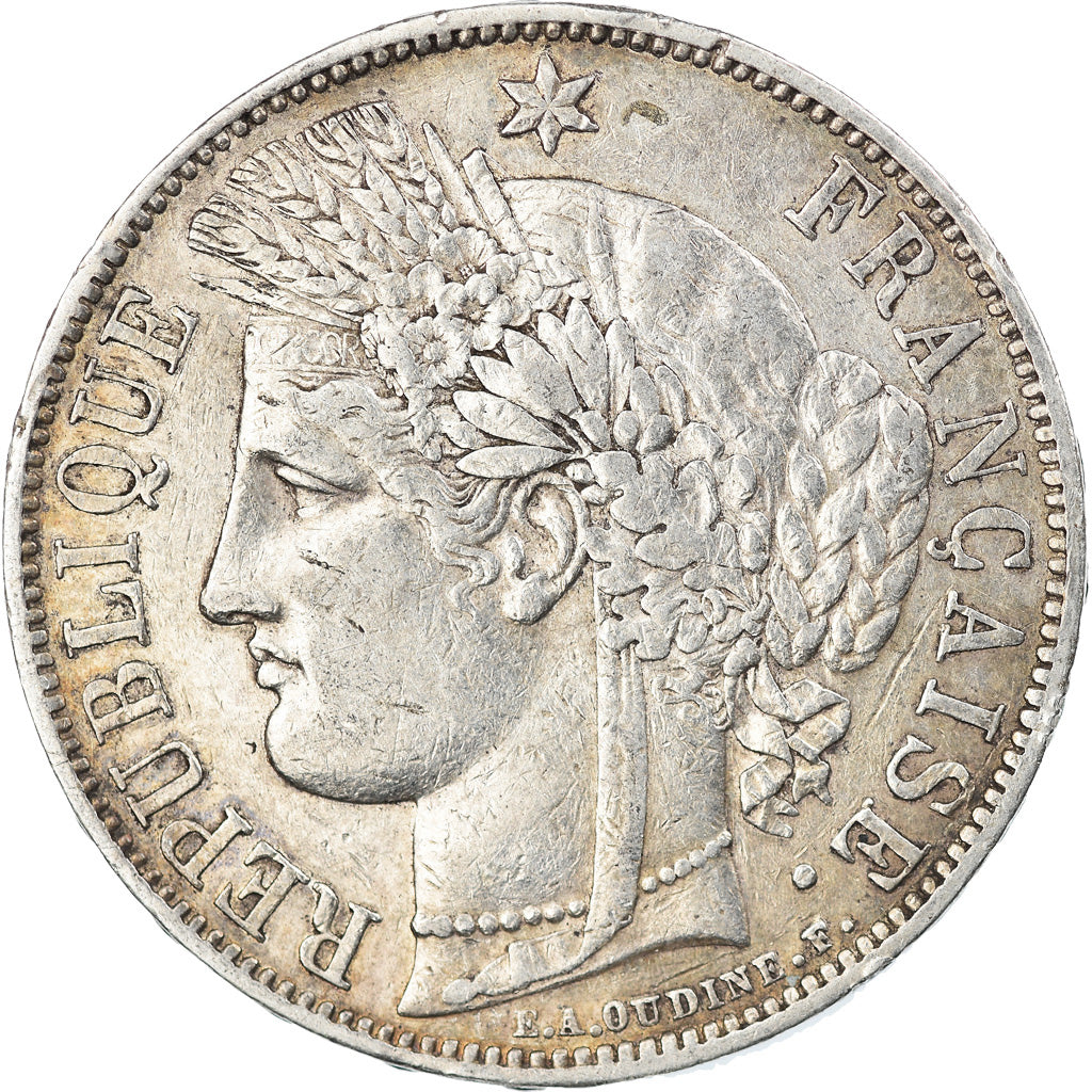 Monnaie, France, Cérès, 5 Francs, 1870, Paris, TB+, Argent, Gadoury:743