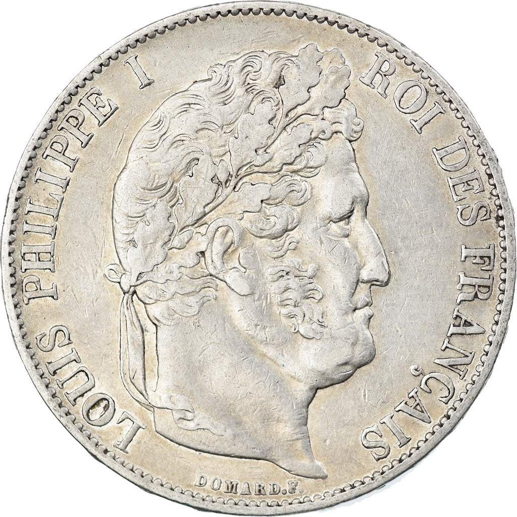Coin, France, Louis-Philippe, 5 Francs, 1846, Paris, EF(40-45), Silver, KM:749.1