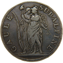 République du Piémont, Italie, 5 Francs