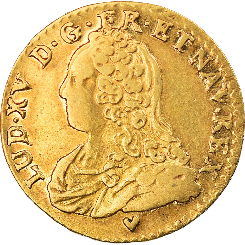 Coin, France, Louis XV, 1/2 Louis d'or aux lunettes, 1/2 Louis d'or, 1726