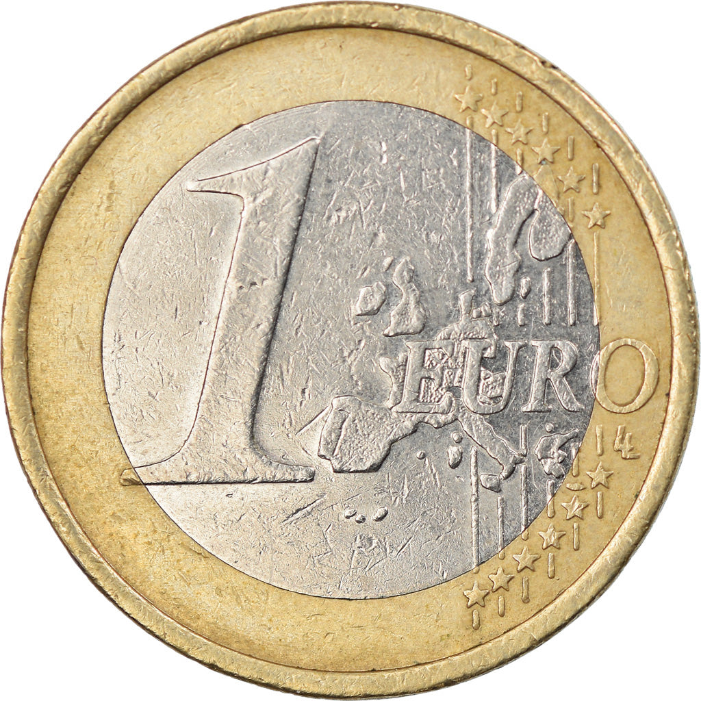 Allemagne, Euro, 2002, Stuttgart, Fautée - Etoiles tournantes, TTB+