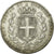 Moneda, Estados italianos, SARDINIA, Carlo Alberto, 5 Lire, 1844, BC+, Plata