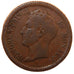Monaco, 1 Décime, 1838, Monte Carlo, MB, Bronzo, Gadoury:105