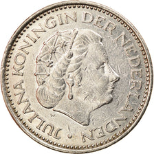 Coin, Netherlands, Juliana, Gulden, 1975, EF(40-45), Silver, KM:184