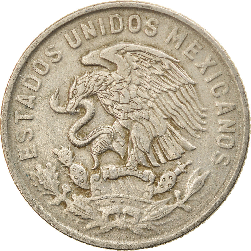 Moneta, Messico, 50 Centavos, 1967, Mexico City, BB, Rame-nichel, KM:451