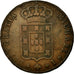 Moneda, Portugal, Miguel, 10 Reis, X; 1/2 Vinten, 1831, MBC, Cobre, KM:390