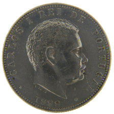 Portugal, 1000 Reis, 1899, KM #540, EF(40-45), Silver, 25.00