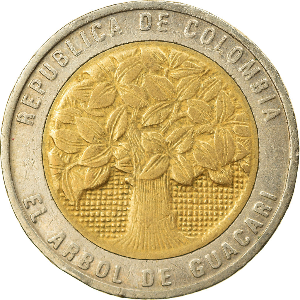 Coin, Colombia, 500 Pesos, 1994, EF(40-45), Bi-Metallic, KM:286