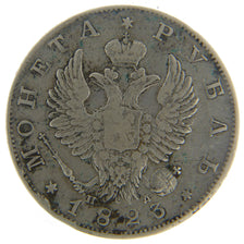 Russia, Rouble, 1823, Saint-Pétersbourg, VF(30-35), Silver, 20.40