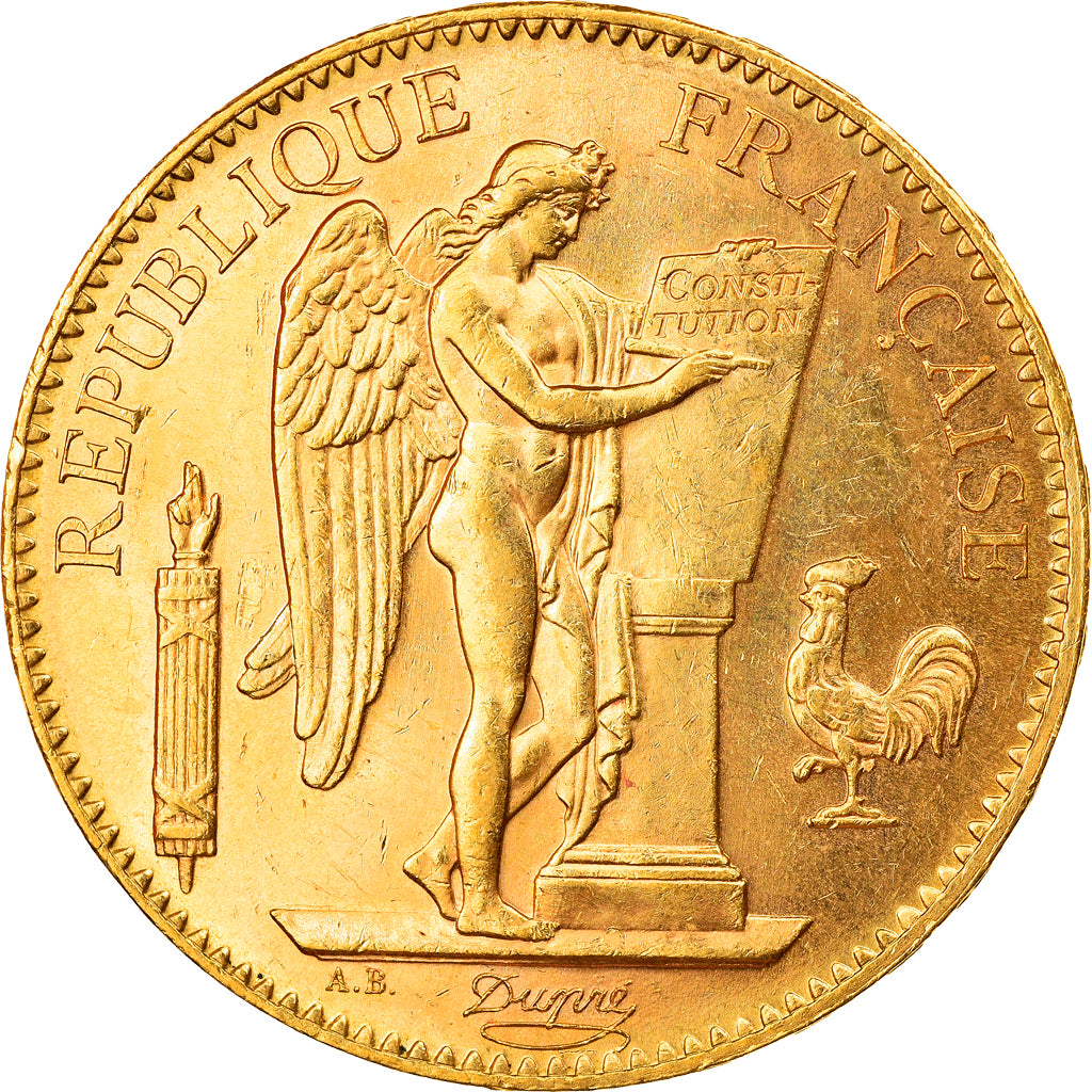 Munten, Frankrijk, Génie, 100 Francs, 1904, Paris, PR, Goud, KM:832