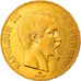 Moeda, França, Napoleon III, Napoléon III, 100 Francs, 1859, Strasbourg