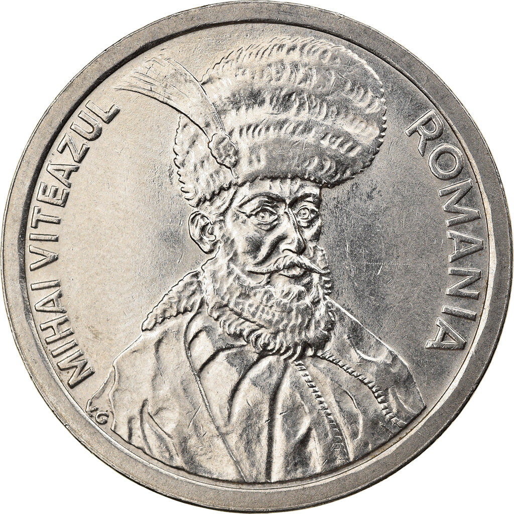 Coin, Romania, 100 Lei, 1993, AU(50-53), Nickel plated steel, KM:111