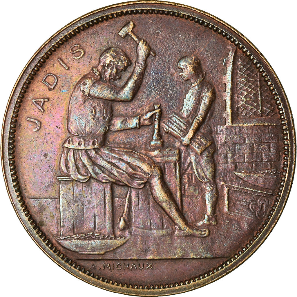 Belgio, medaglia, La Monnaie de Bruxelles, 1910, BB+, Rame