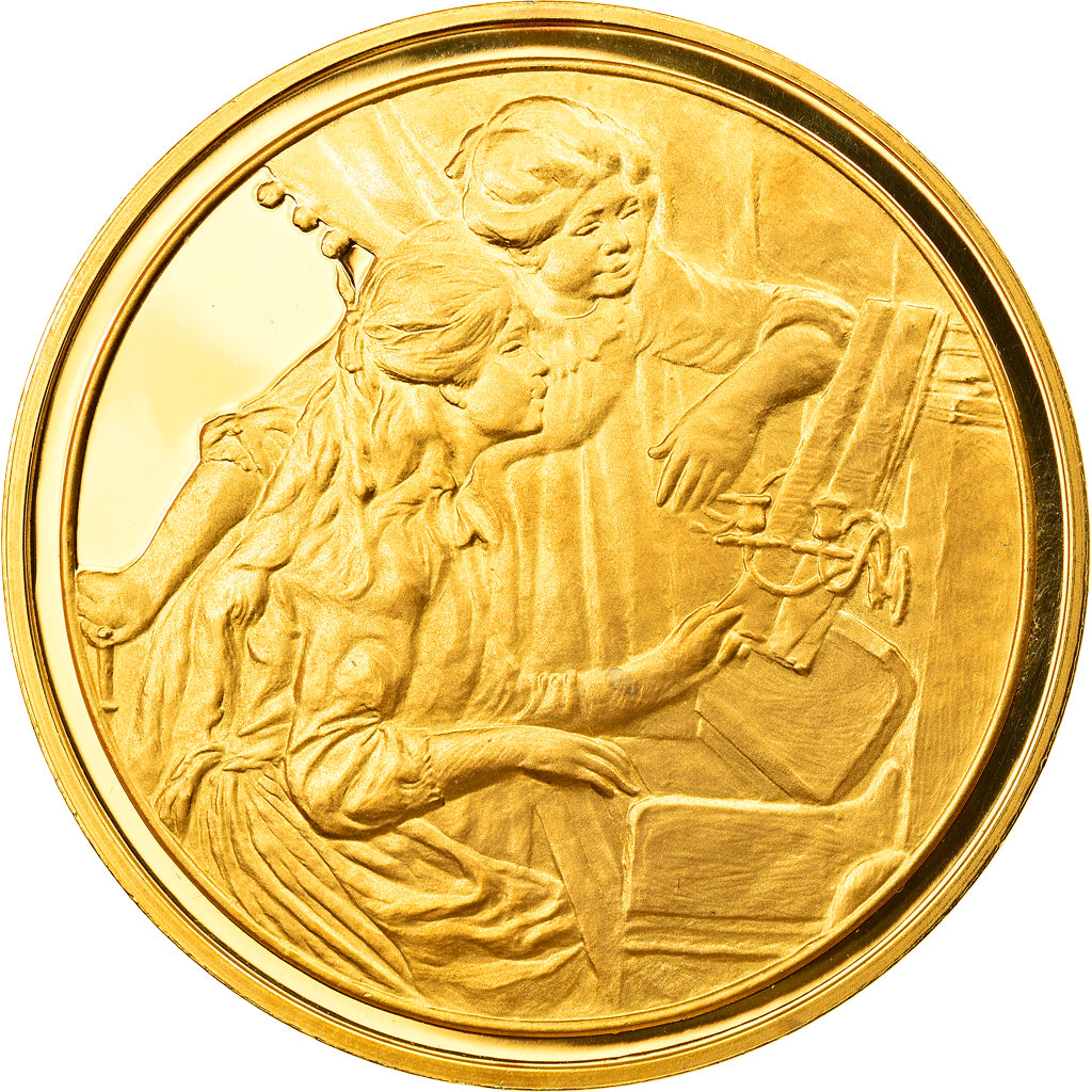 Frankreich, Medaille, Arts & Culture, Jeunes filles au piano de Auguste Renoir