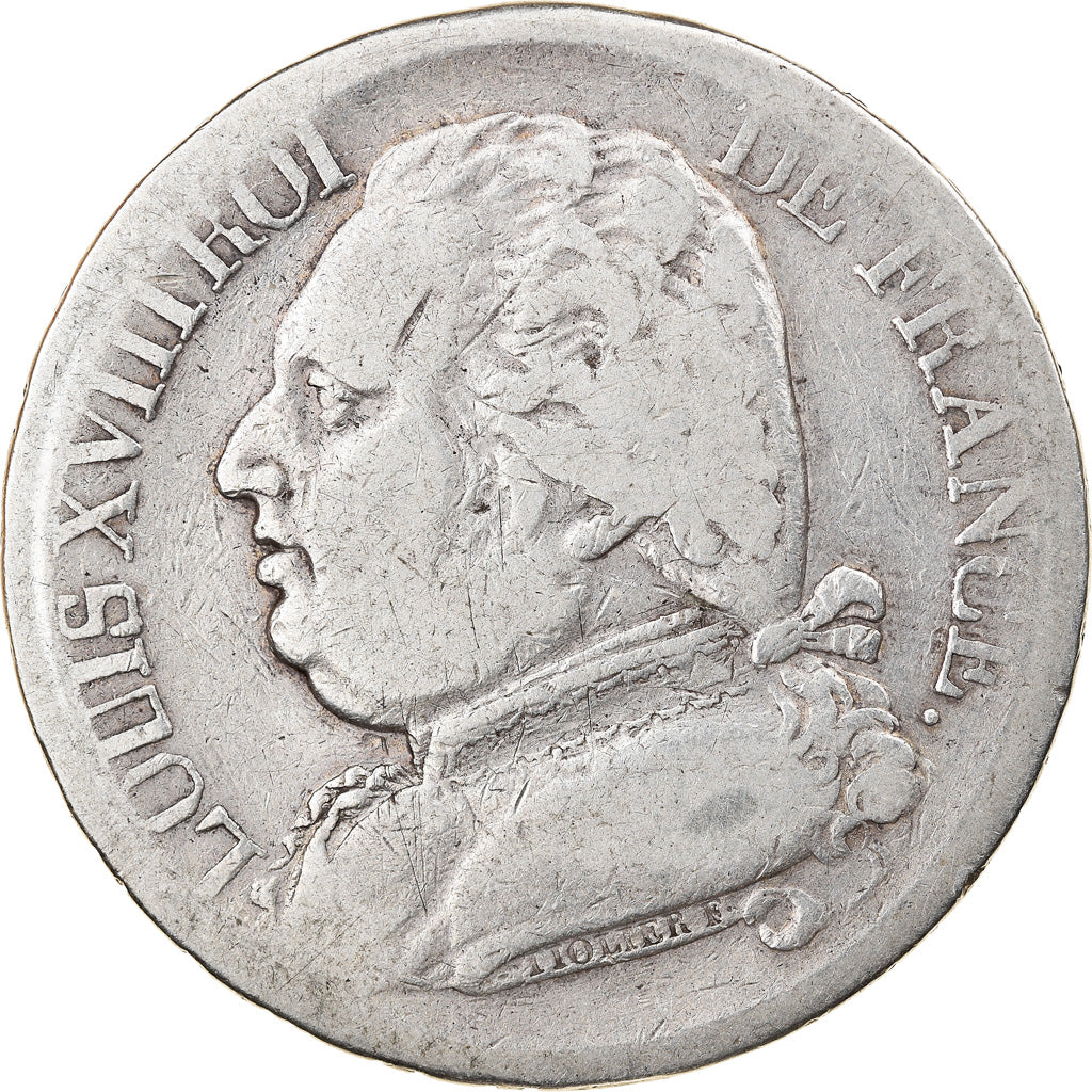 Münze, Frankreich, Louis XVIII, Louis XVIII, 5 Francs, 1814, Bayonne, S