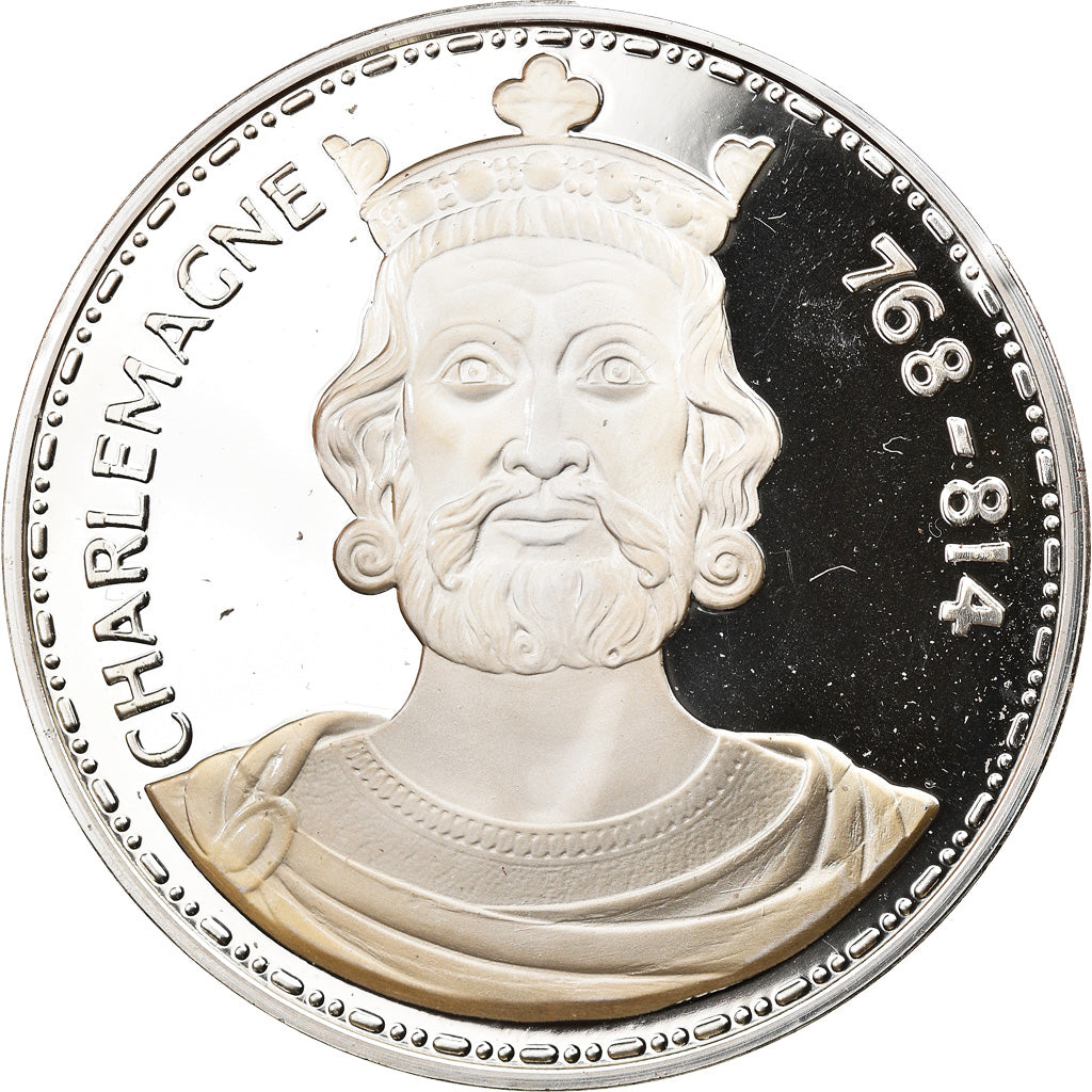 Francia, medaglia, Charlemagne 768-814, SPL+, Argento