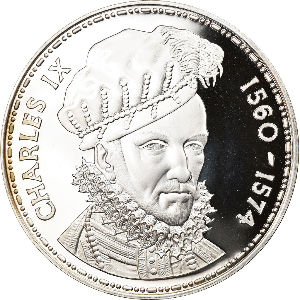 France, Medal, Charles IX 1560-1574, MS(65-70), Silver