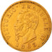 Coin, Italy, Vittorio Emanuele II, 10 Lire, 1863, Torino, EF(40-45), Gold