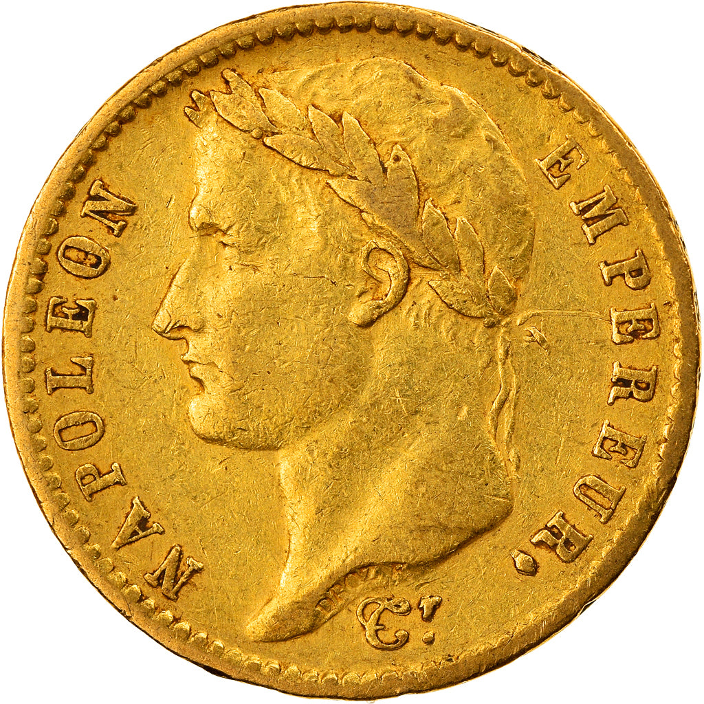 Coin, France, Napoléon I, 20 Francs, 1811, Paris, VF(30-35), Gold, KM:695.1