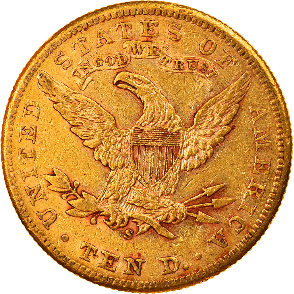 Coin, United States, Coronet Head, $10, Eagle, 1905, U.S. Mint, San Francisco
